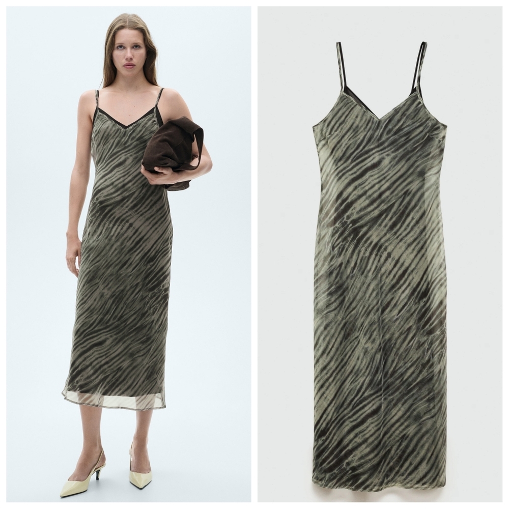 MANGO Slip Dress
